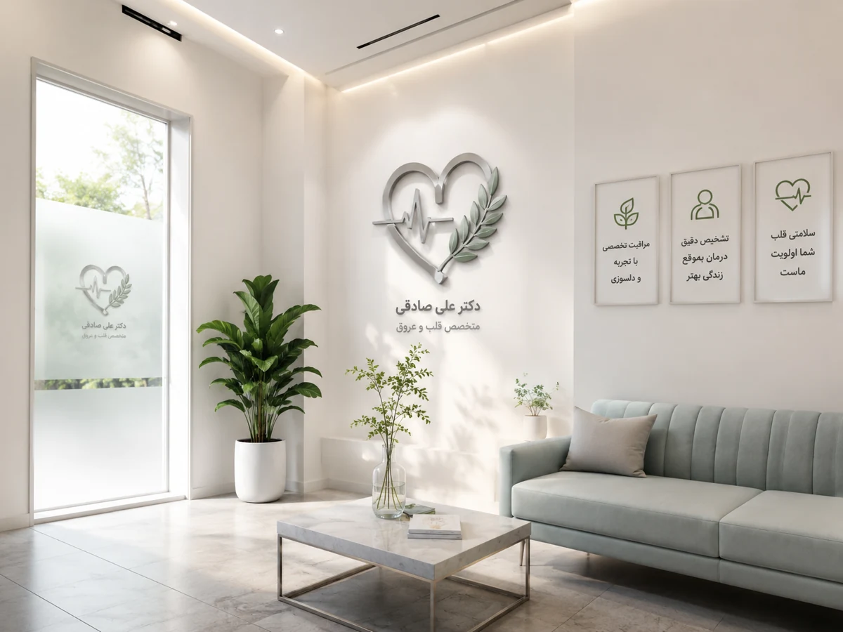 فضای مطب دکتر علی صادقی محصلی
